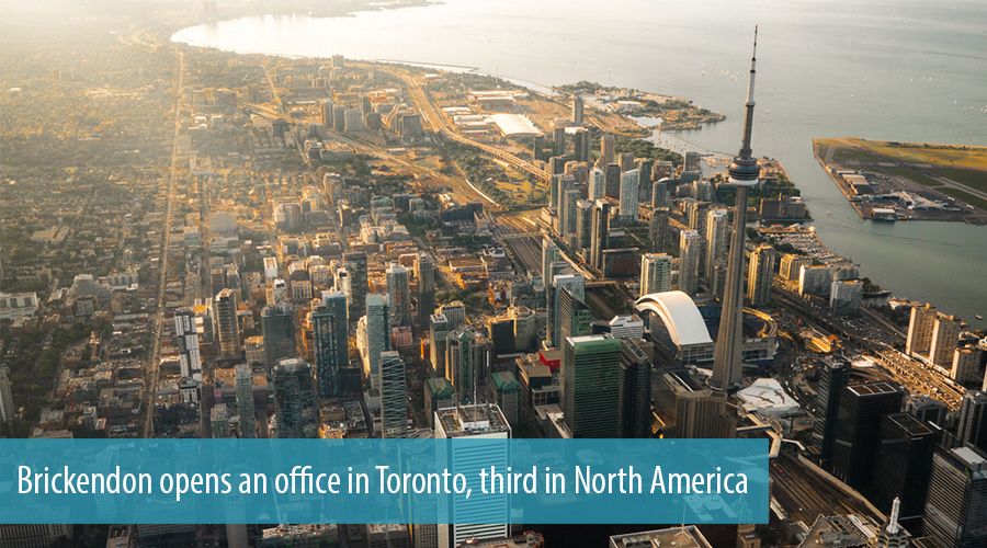 Brickendon opens an office in Toronto, third in North America