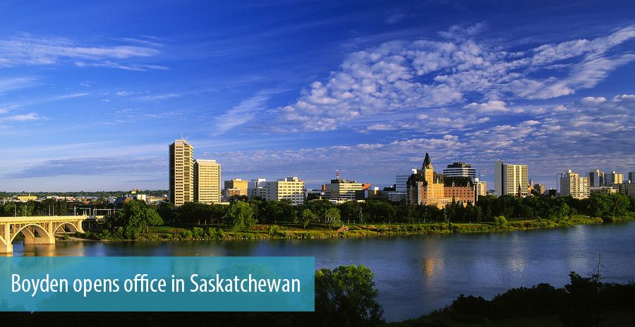 Boyden opens office in Saskatchewan