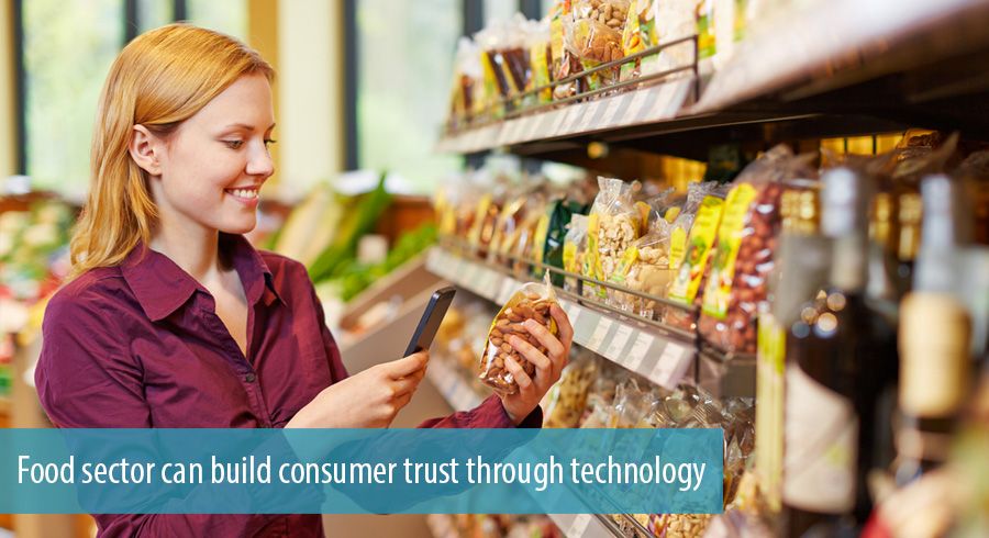 Food sector can build consumer trust through technology