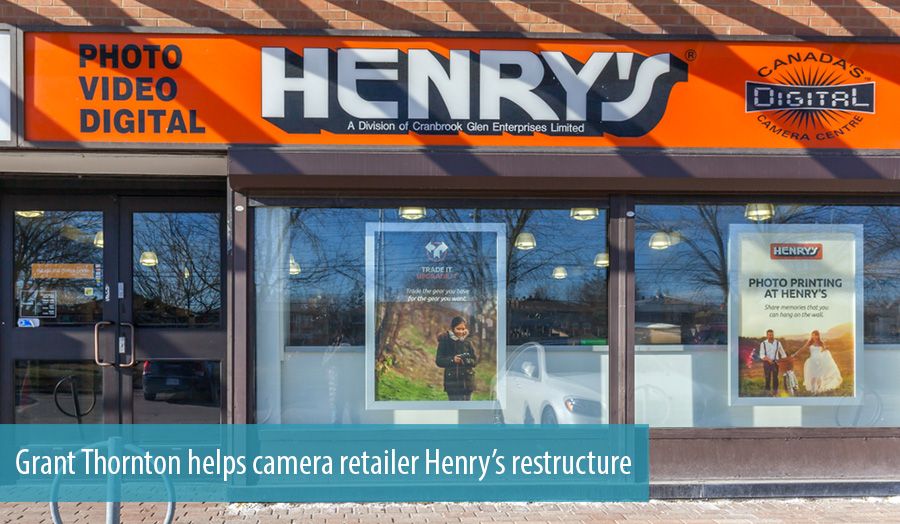 Grant Thornton helps camera retailer Henry’s restructure