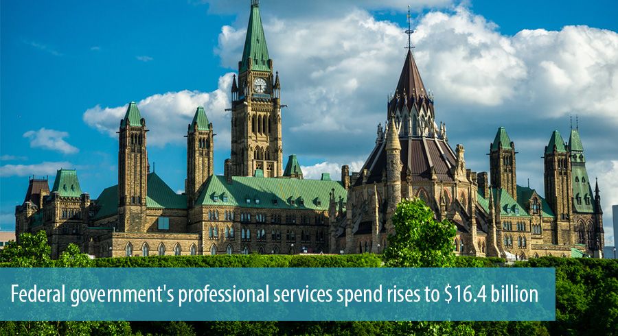 Federal government's professional services spend rises to $16.4 billion