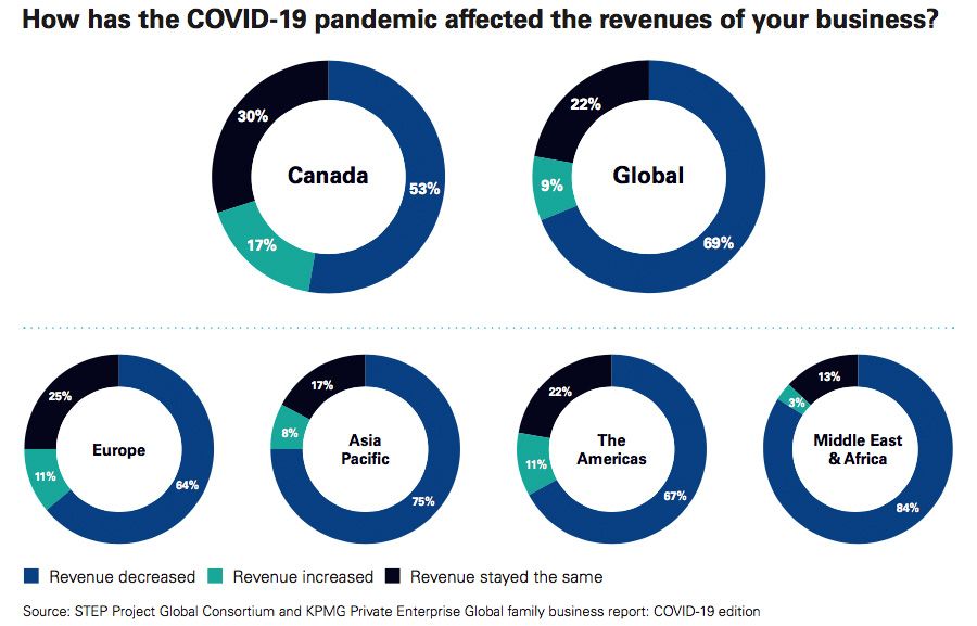How has the Covid-19 pandemic affected the revenues of your business