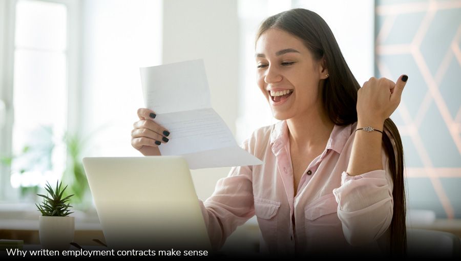 Why written employment contracts make sense