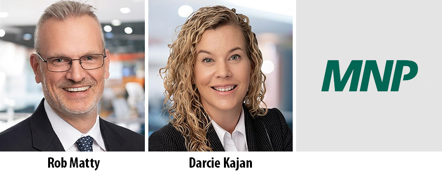 Rob Matty and Darcie Kajan join MNP’s Surrey office 