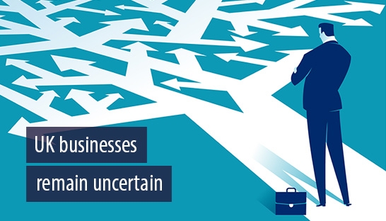 UK businesses remain uncertain as economy hit by market fundamentals