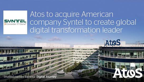 Atos acquires American IT services company Syntel for $3.4 billion