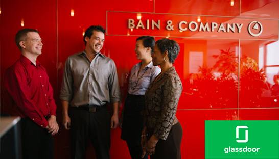 Another podium placing for Bain on Glassdoor best workplace list