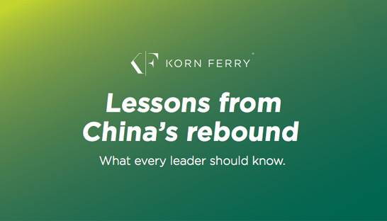 Ten leadership lessons from China's economic rebound