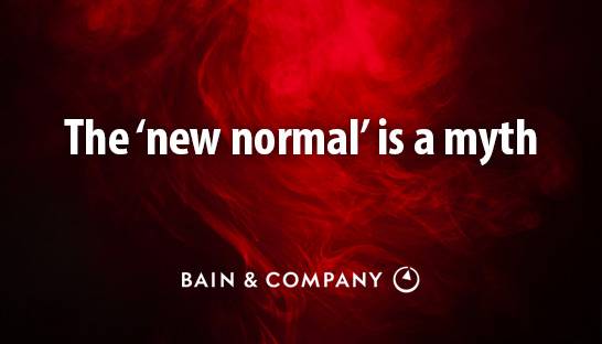 The 'new normal' is a myth. The future is nothing but normal