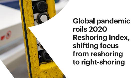 US reshoring efforts founder in 2020 after record high in 2019