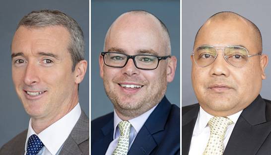 Daniel Pugh, Tim Holmes and Mohammed Firdaus join Knight Frank