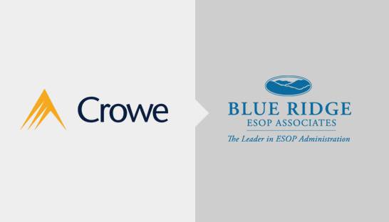Crowe sells employee stock ownership plan services to Blue Ridge 