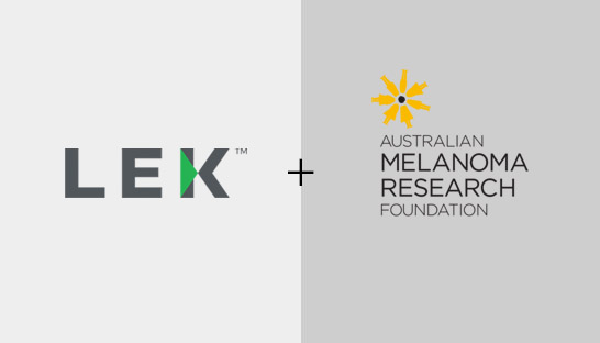 L.E.K. Consulting supports melanoma research in Australia