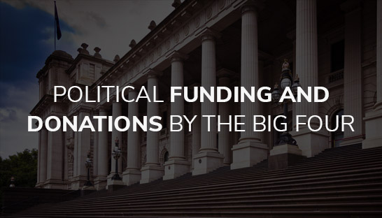 Analysis: Political funding and donations by the Big Four