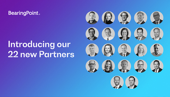 Consulting firm BearingPoint enjoys record intake of new partners