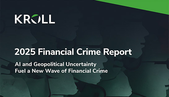 Senior global financial services staff expect financial crime risk to rise