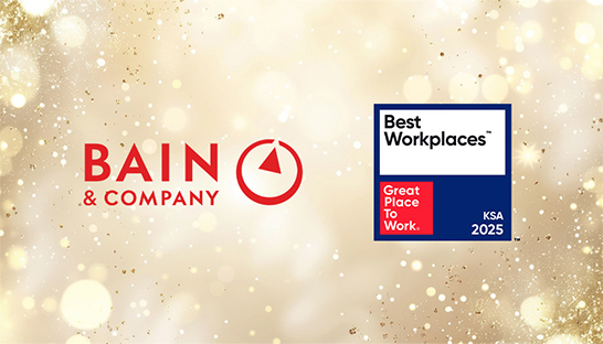Bain & Company named Great Place to Work in Saudi Arabia