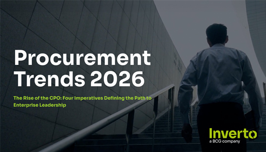 Four imperatives for the Chief Procurement Officer in 2026