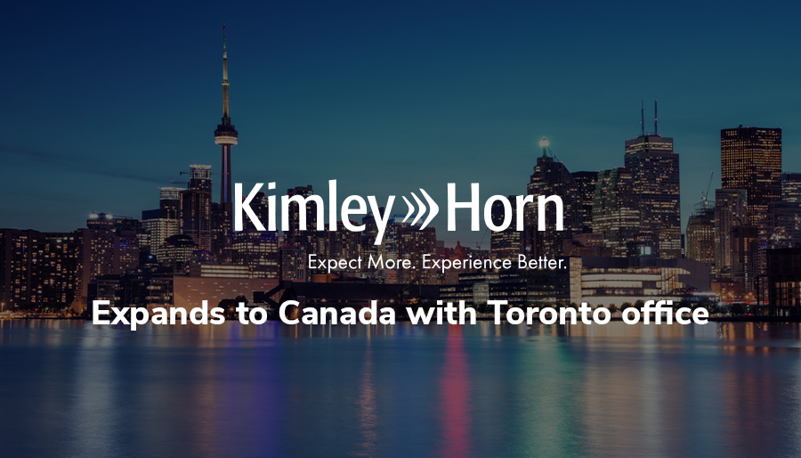 Kimley-Horn expands to Canada with Toronto office