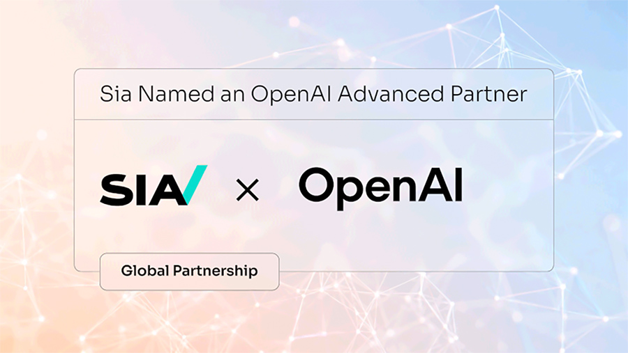 OpenAI promotes Sia to Advanced Partner in its OpenAI Partner Network